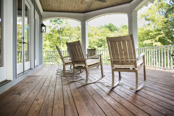 Wooden Porch Construction in Port Orchard