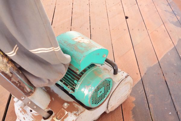 Cedar Deck Sanding in Port Orchard